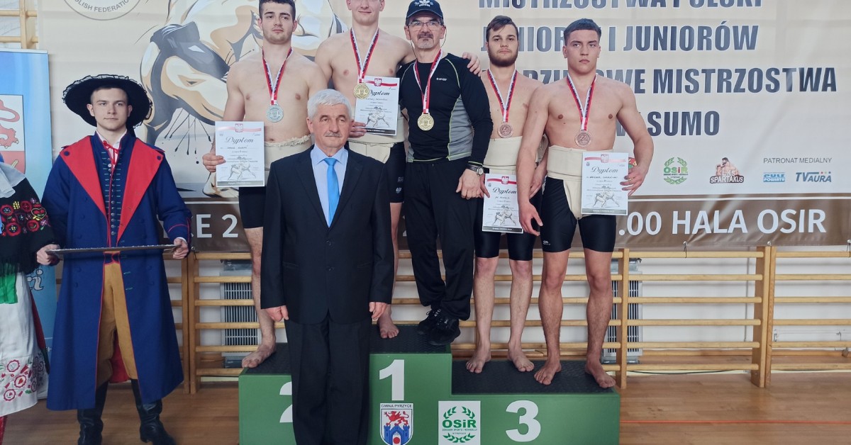 Jan Mastela wraca z brązowym medalem z Mistrzostw Polski Juniorów w Sumo