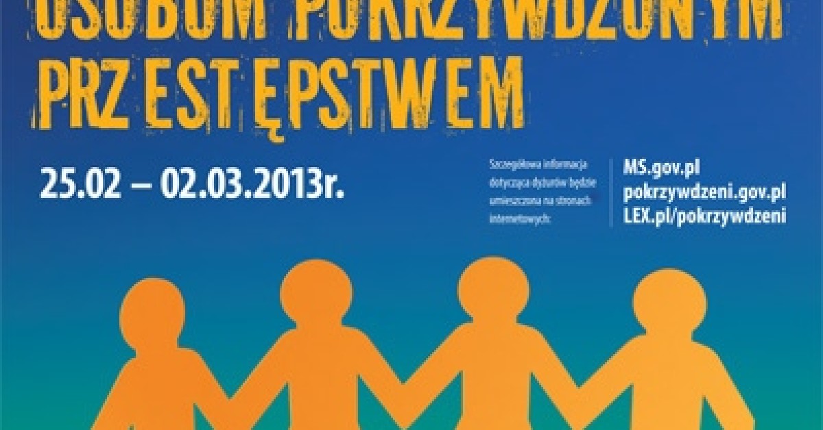Powiat: Rusza tydzień pomocy osobom pokrzywdzonym przestępstwem