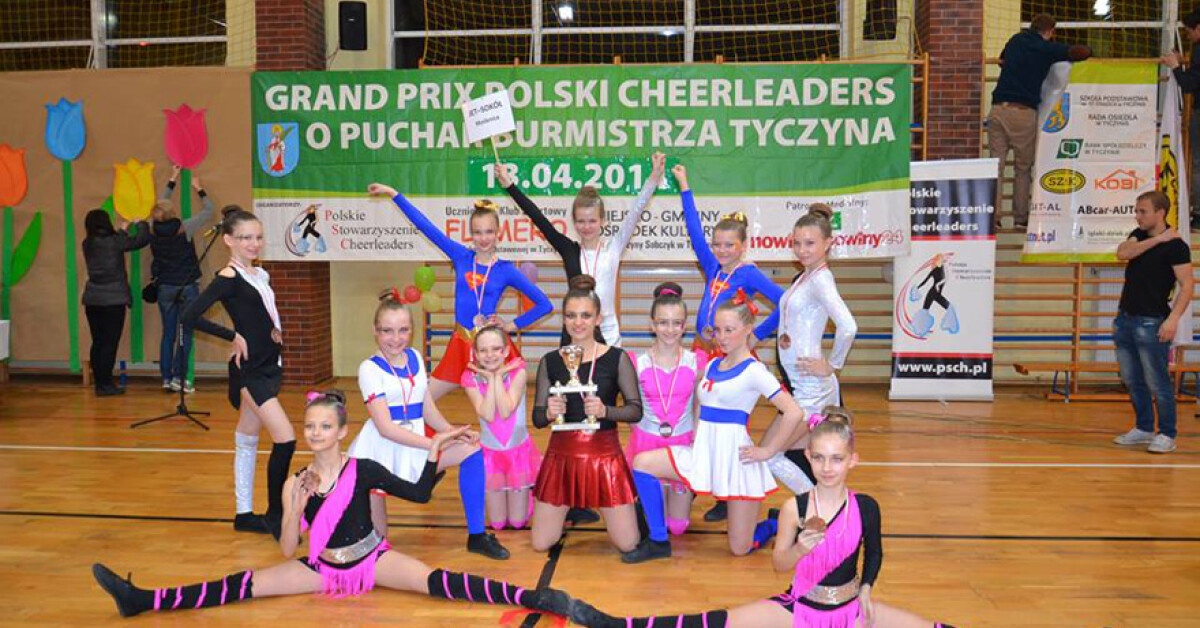 Cheerleaderki z Myślenic trzecie podczas Grand Prix Polski