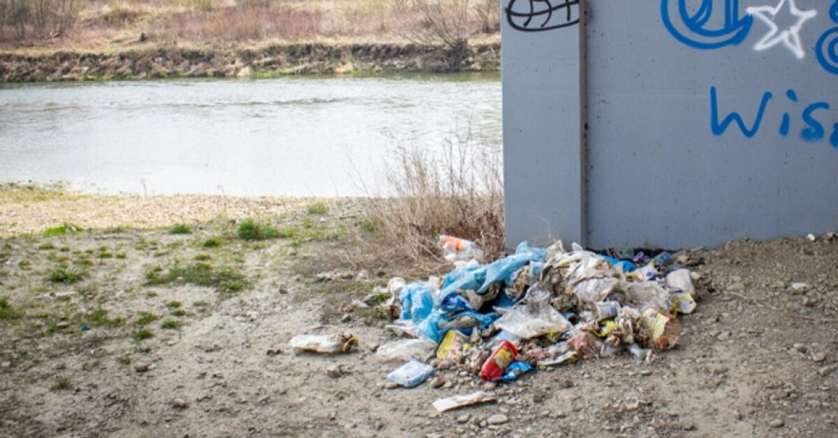 150 worków śmieci zebranych w dolinie Raby