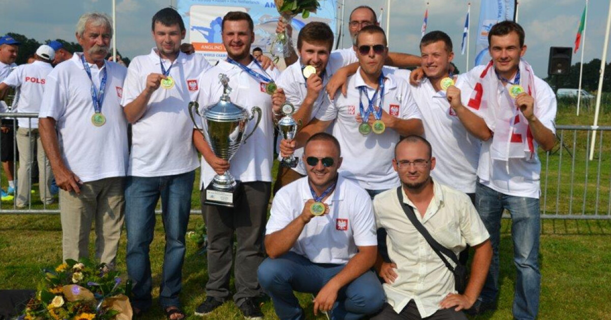 Wędkarstwo: Reprezentacja Polski z Łukaszem Flagą z Biertowic Mistrzem Świata