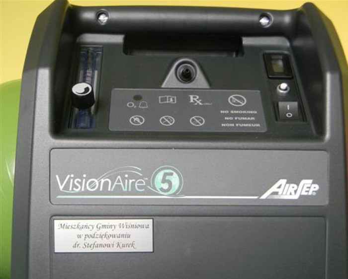 Koncentrator tlenu wykorzystywany będzie podczas wizyt domowych u pacjentów