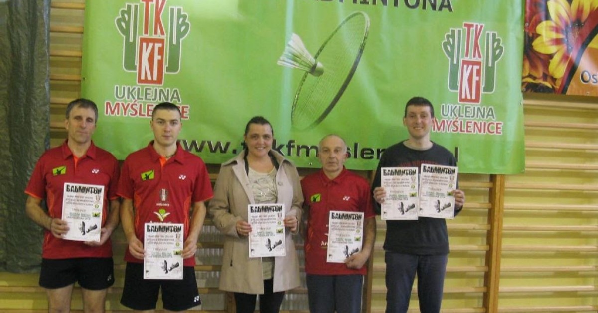 Badminton: Zawodnicy TKKF Uklejna Myślenice zdominowali Turniej