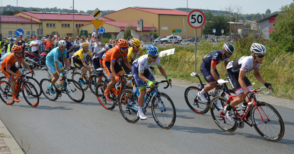 Kolarze Tour de Pologne przejechali przez Myślenice
