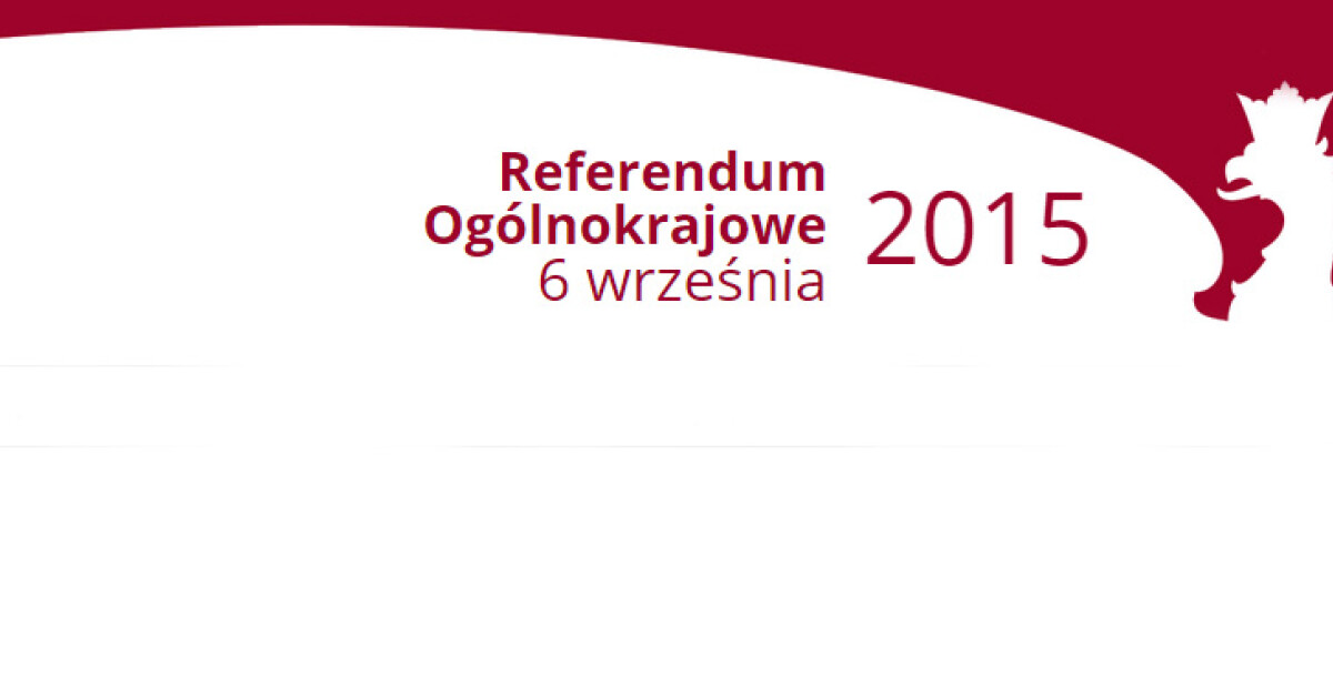 Referendum 2015: Katastrofalna frekwencja. Wyniki dla kraju i powiatu