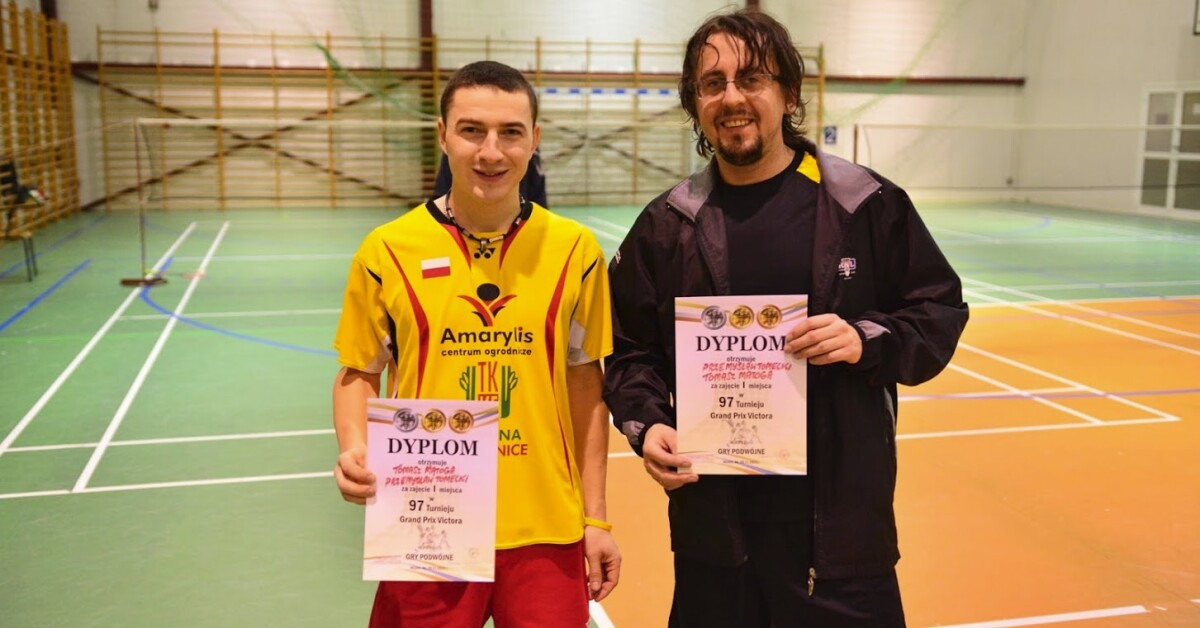 Badminton: Tomasz Matoga z dwoma złotami