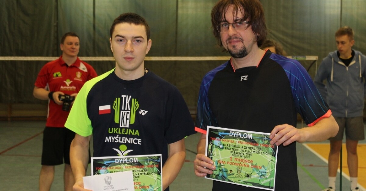 Badminton: Tomasz Matoga wygrywa sezon