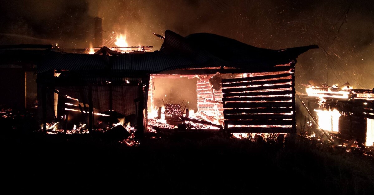 Więciórka: Spłonęły dwa domy i stodoła 