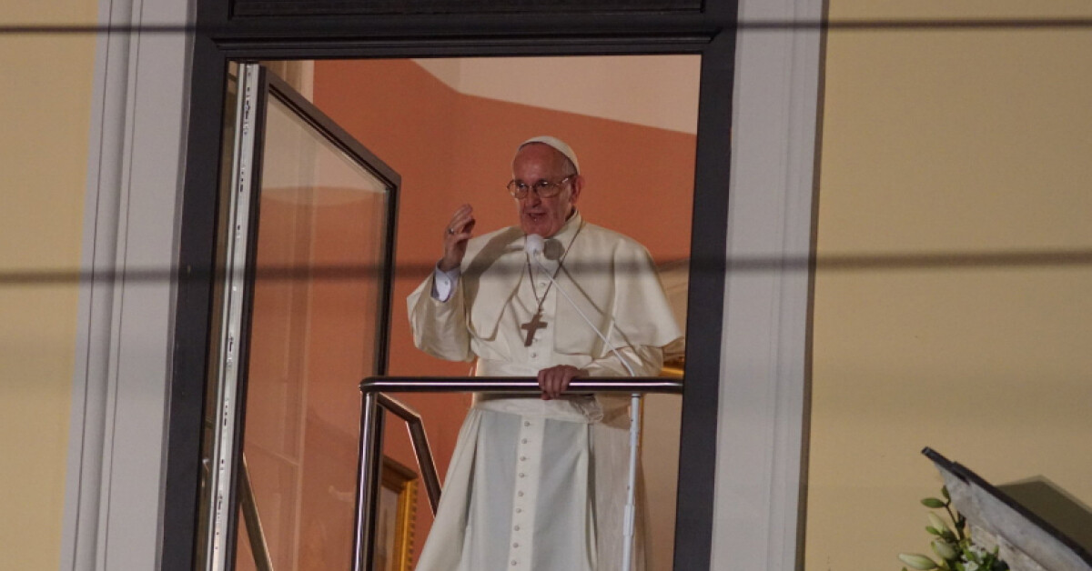 Kraków: Papież Franciszek w oknie przy ul. Franciszkańskiej. Co powiedział?