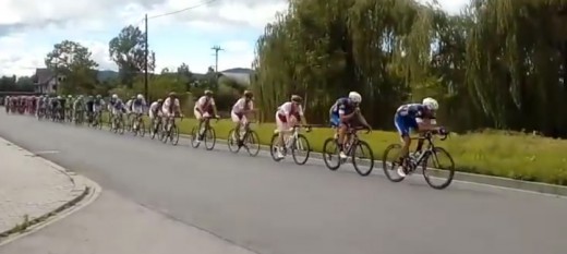 Kolarze Tour de Pologne przejechali przez Myślenice [WIDEO]
