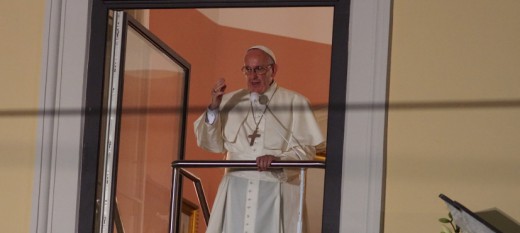 Kraków: Papież Franciszek w oknie przy ul. Franciszkańskiej. Co powiedział?