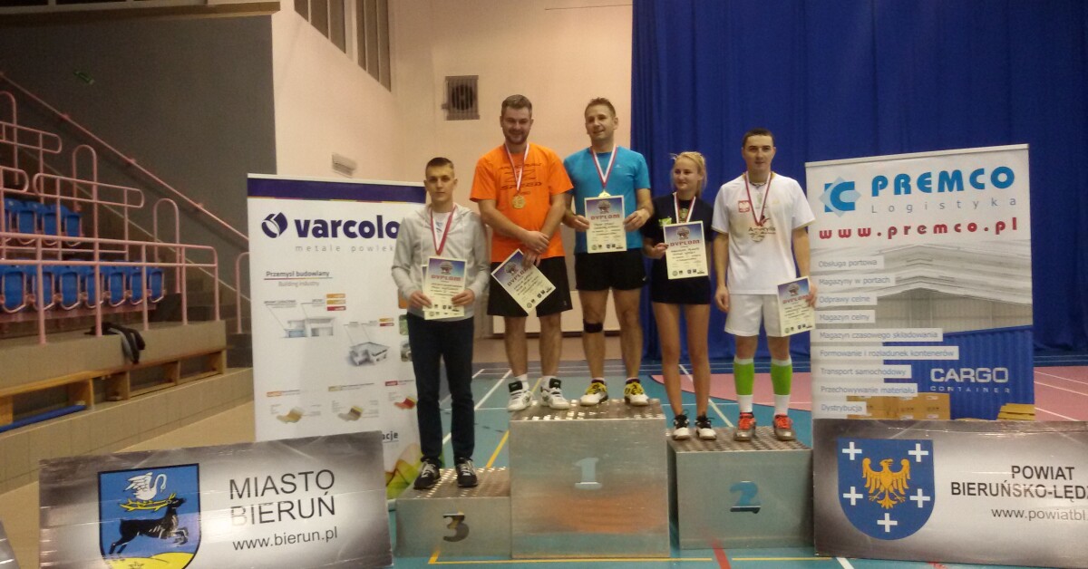 Badminton: Matoga i Płachta zdominowali  Mistrzostwa Bierunia