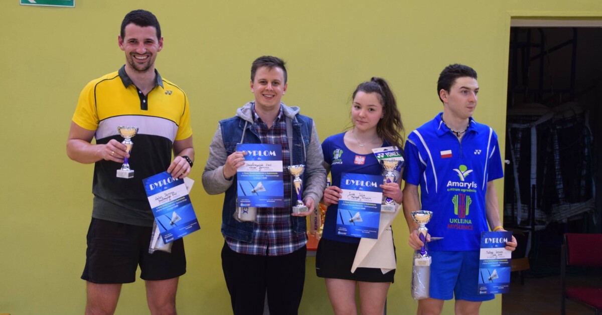 Badminton: Julia Jurek i Tomasz Matoga znowu na podium