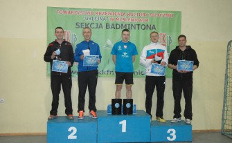 Badminton: Zakończenie GP TKKF Uklejna w grach podwójnych