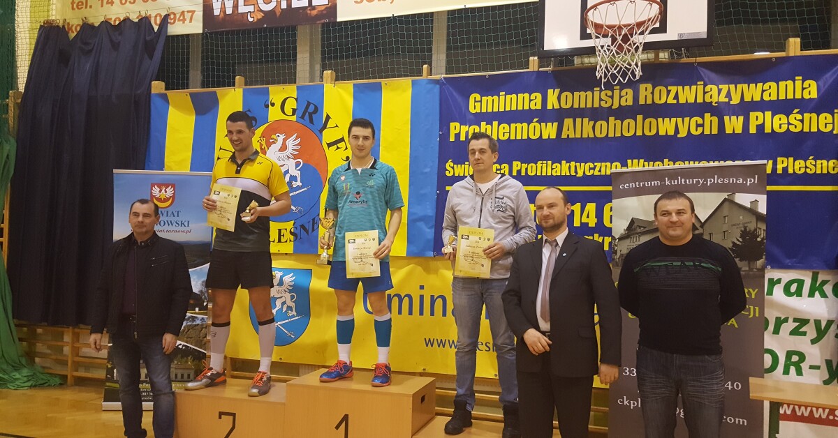 Badminton: Tomasz Matoga z dwoma złotami na podium