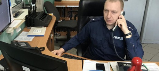Dyżurny Jacek Zięba po raz kolejny zapobiegł samobójstwu