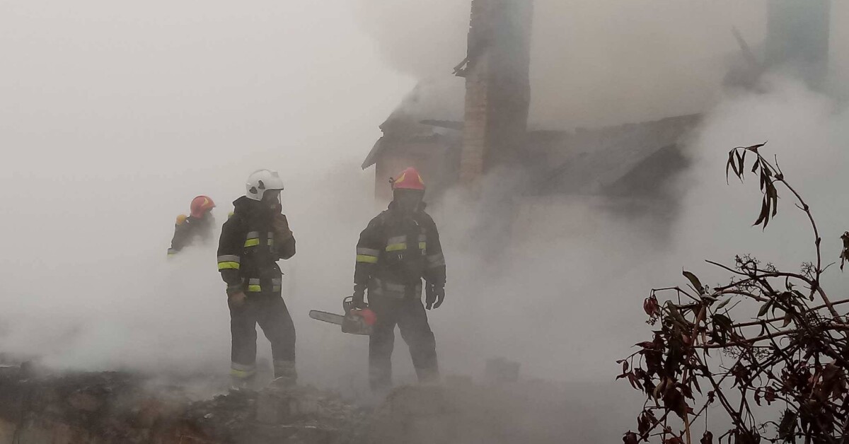 Tokarnia: Dom spłonął niemal doszczętnie. Policja ustala przyczyny pożaru