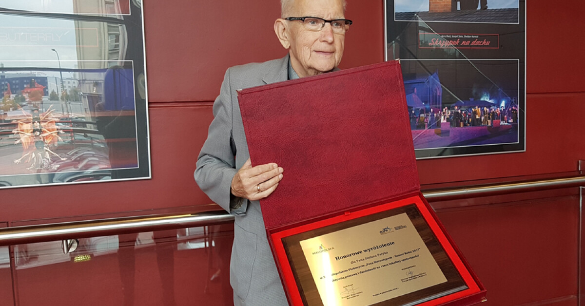 Senior Roku Małopolski: Stefan Patyk z honorowym wyróżnieniem