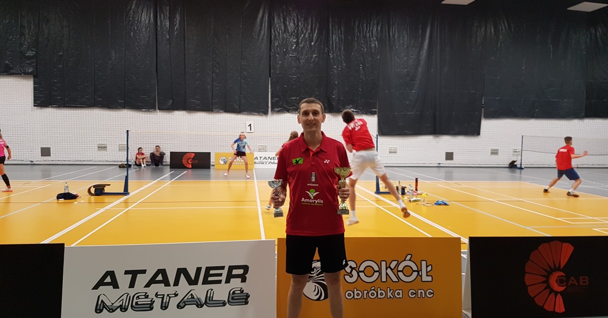 Badminton: Tomasz Proszek zdobył dwa złote medale podczas III Grand Prix Częstochowy 
