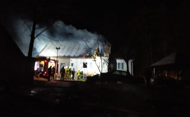 Pożar w Wierzbanowej. W ogniu stanął dom