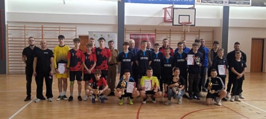 OSP Nowa Wieś wygrało Halowy Turnieju Piłki Nożnej dla Młodzieżowych Drużyn Pożarniczych z powiatu myślenickiego
