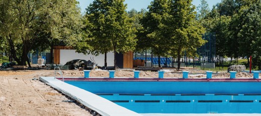 Trwa modernizacja basenu letniego na Zarabiu. Otwarcie zapowiedziano na 1 lipca