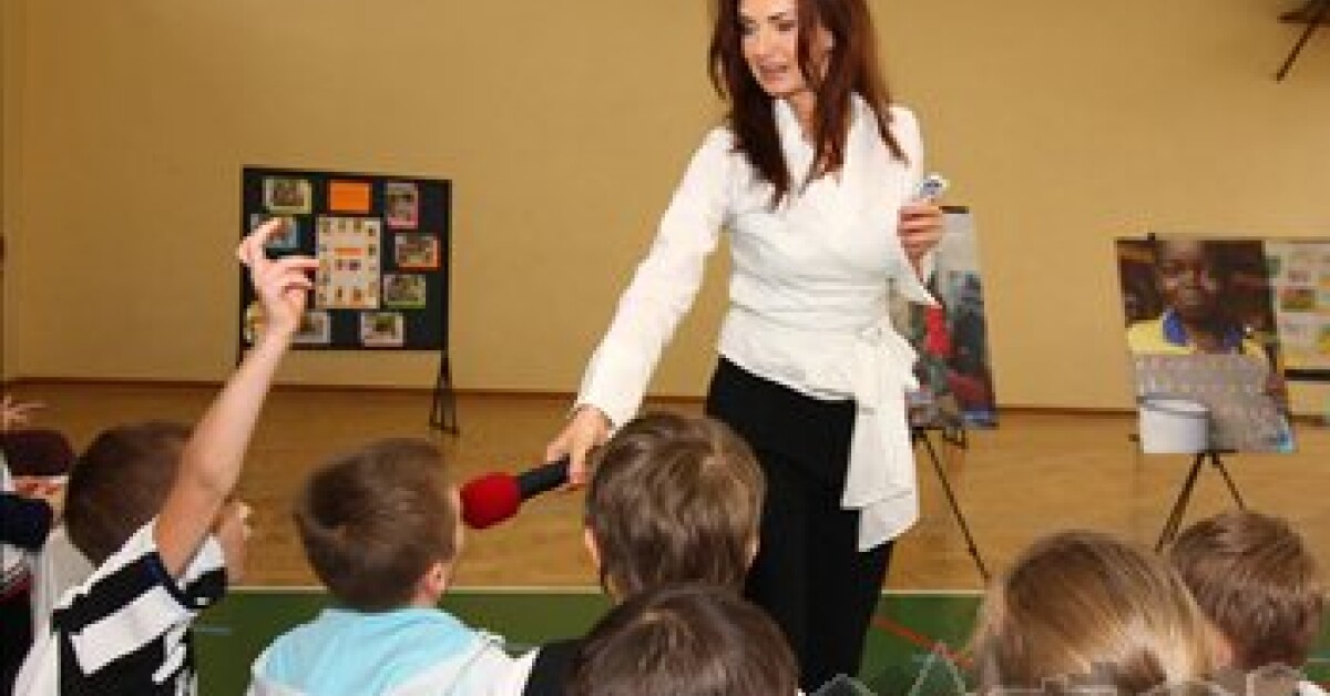 Agnieszka Maciąg w Szkole Podstawowej nr 3