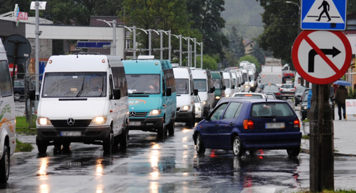 Myślenice: Prywatni przewoźnicy rozpoczęli strajk