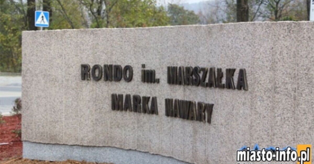 Rondo przy Piłsudskiego i Mostowej imienia Marka Nawary