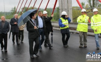 Dobczyce: Wicemarszałek Województwa Małopolskiego doglądał prac przy budowie obwodnicy