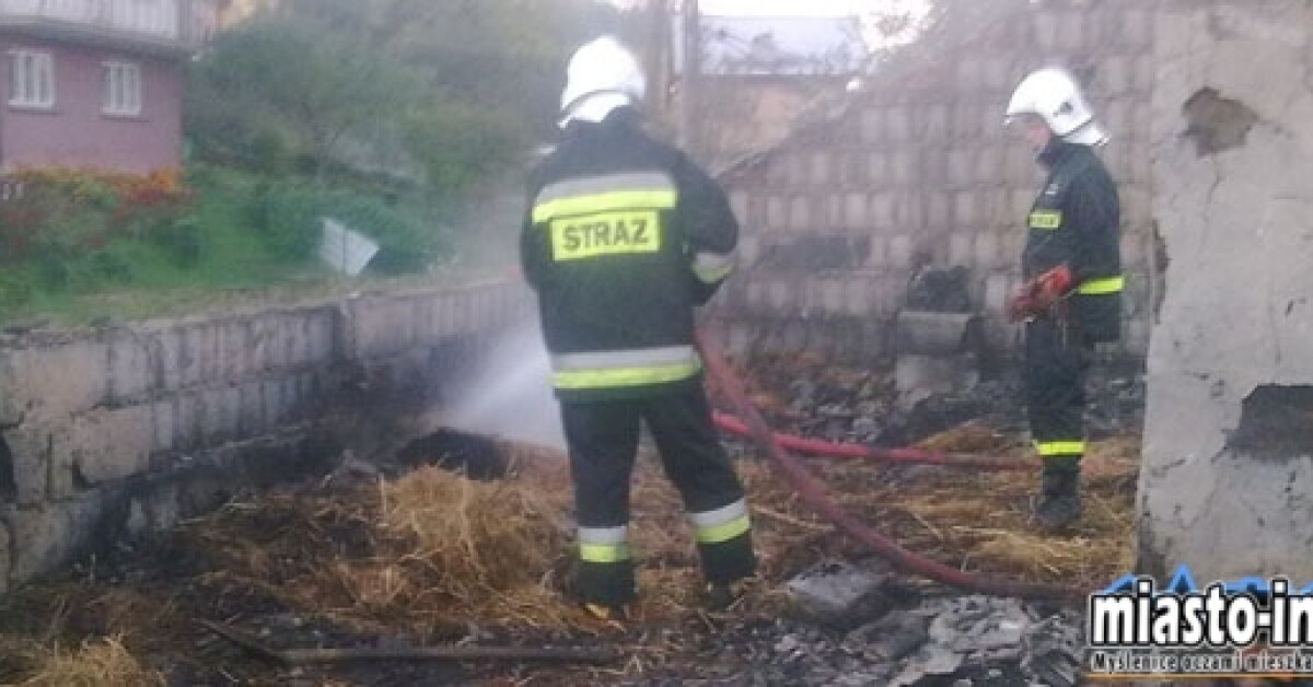 Harbutowice: Pożar domu, w płomieniach zginął mężczyzna