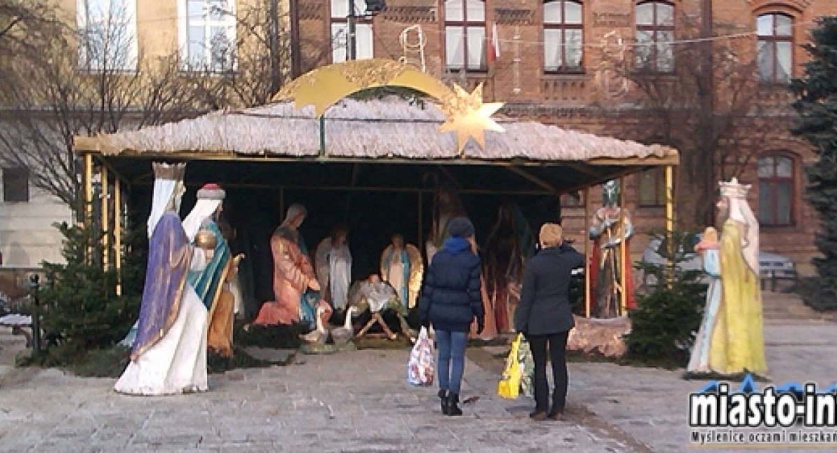 Na Rynku stanęła szopka Bożonarodzeniowa