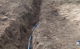 Zarabie: Trwa budowa sieci kanalizacyjnej 