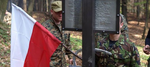 ASG Hunters upamiętnili ostatni obóz partyzancki w Lesie Gościbia