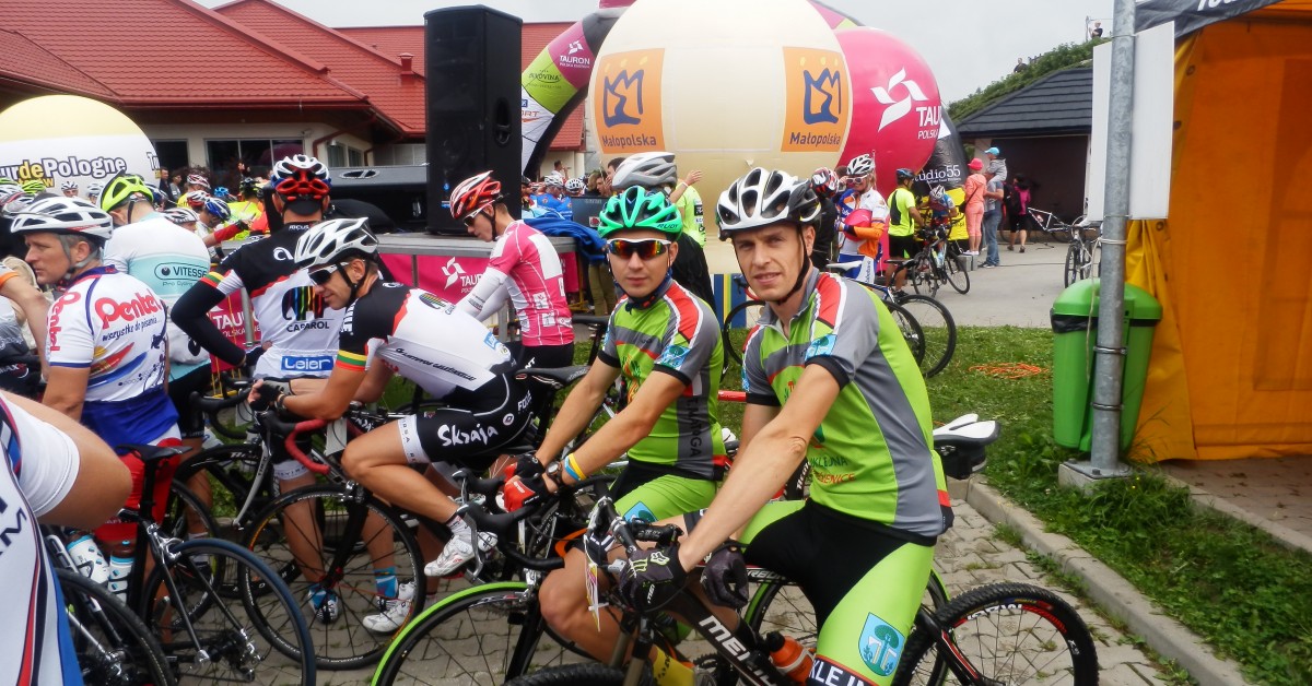 Zawodnicy TKKF UKLEJNA na Tour de Pologne Amatorów 2014 