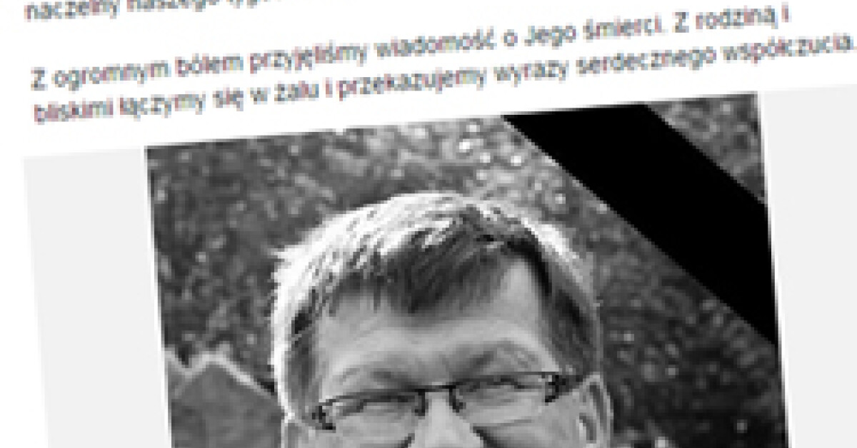Zmarł Stanisław Cichoń