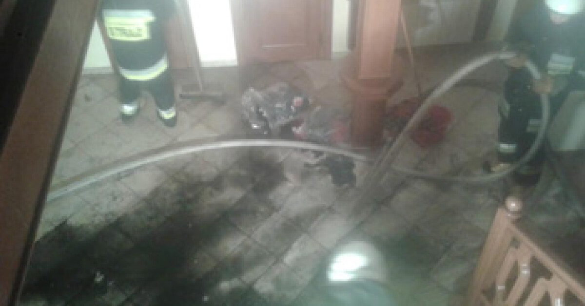 Zawada: Pożar na poddaszu jednego z domów