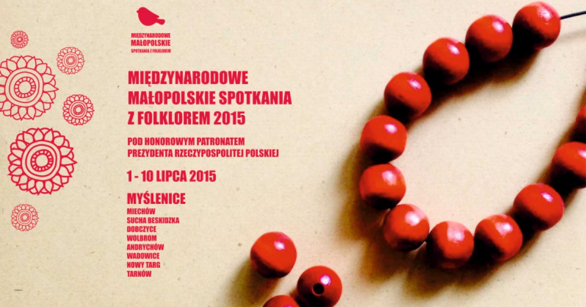 Międzynarodowe Małopolskie Spotkania z Folklorem 2015: Program
