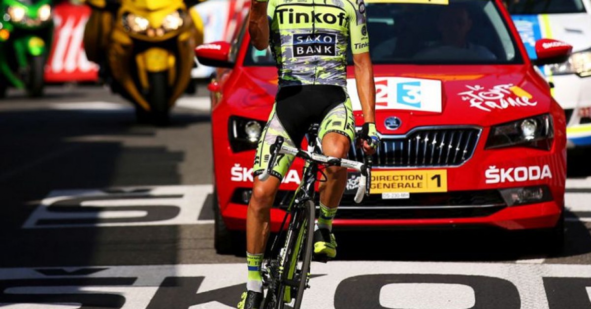 Rafał Majka z Zegartowic wygrał etap Tour de France [WIDEO]