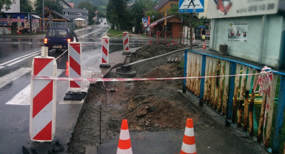 Ruszyła budowa ronda przy mleczarni