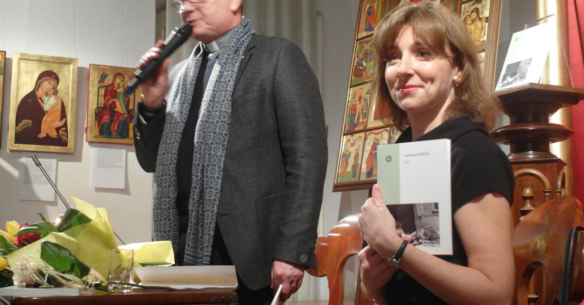 Jadwiga Malina zaprezentowała swój piąty tomik poezji "TU"