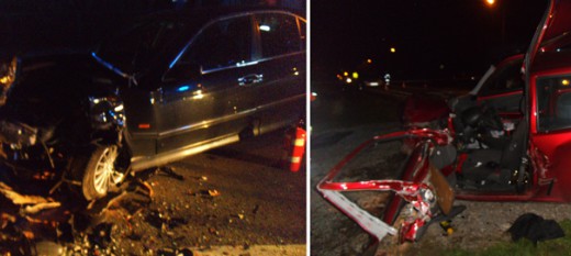 Brzączowice: Czołowe zderzenie na drodze wojewódzkiej. Jedna osoba nie żyje