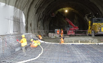 Prace przy drążeniu tunelu postępują zgodnie z harmonogramem