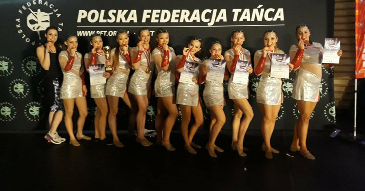 Cheerleaderki z Myślenic 6 razy stawały na podium Mistrzostw Polski