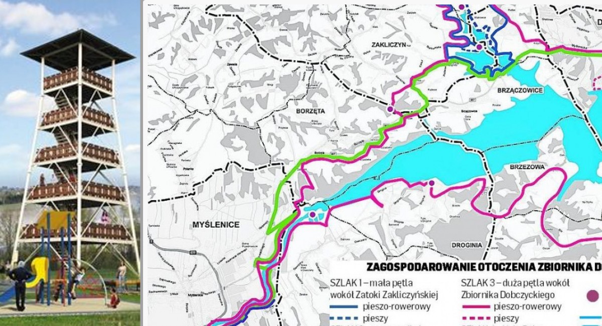Droginia: Wieża widokowa stanie na końcu ścieżki rowerowo-biegowej