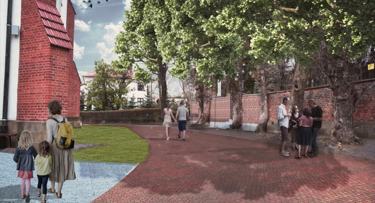 Myślenice: Podpisali umowę na rewitalizację centrum. Prace zaczną od alejek wokół kościoła
