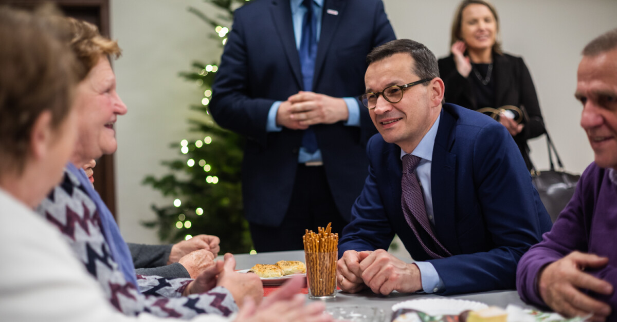 Wizyta Premiera Morawieckiego w Myślenicach