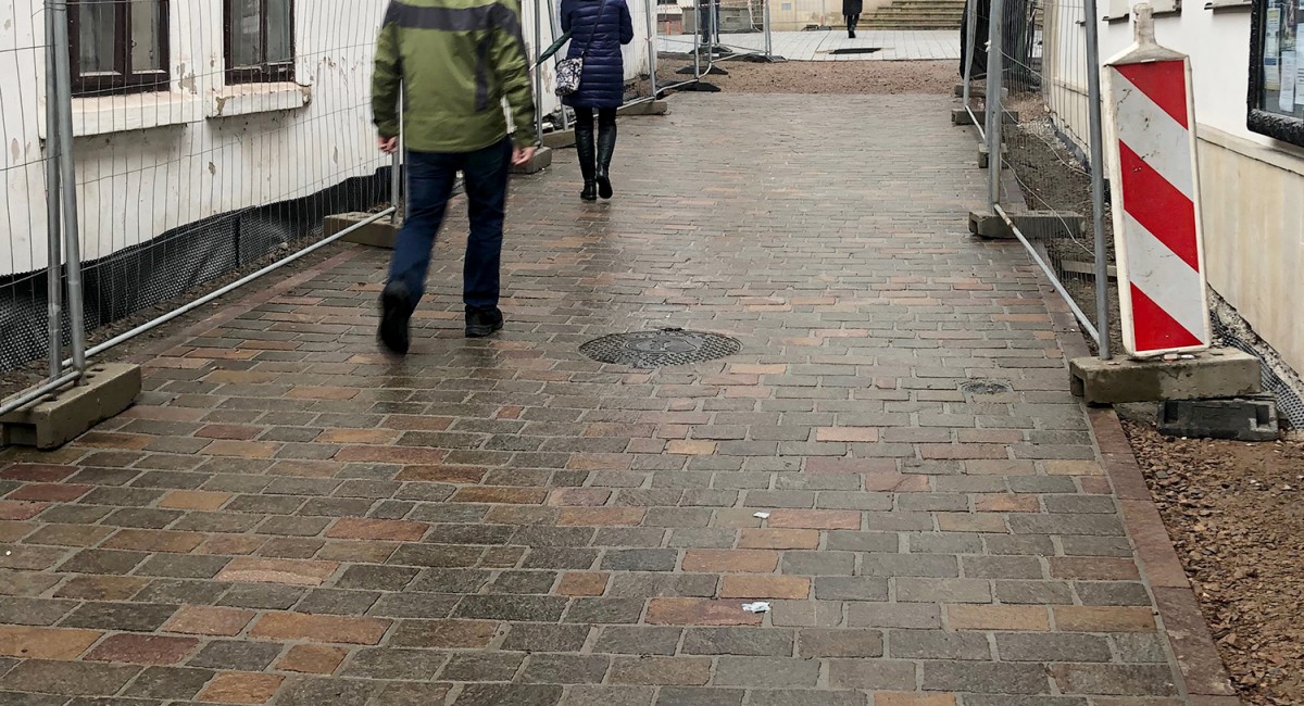 Myślenice: Pierwsza ulica częściowo z nowym brukiem. Jak wam się podoba?