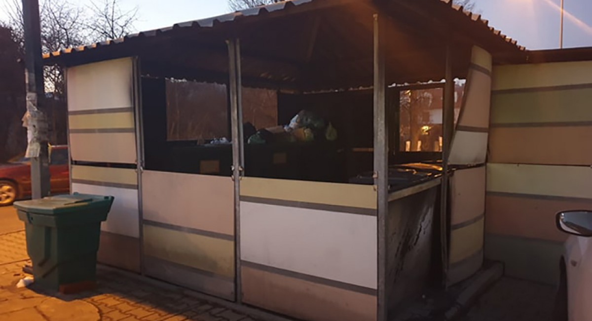 Śmietnik podpalono w grudniu. Do dzisiaj nic z nim nie zrobiono