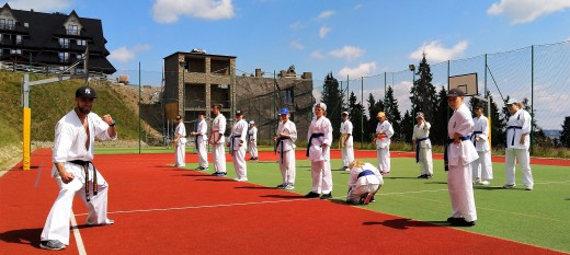 Karatecy z Myślenic ćwiczyli w Bukowinie Tatrzańskiej